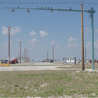 Poste Cónico Octagonal de Acero Galvanizado de 6m-12m para Alumbrado Público LED, Uso en Carreteras, Exterior, Duradero, Alto Brillo, Gris