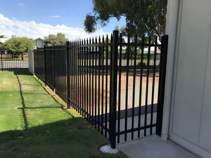 سياج خارجي من الحديد المطاوع بتصميم يوفر الخصوصية وسياج مؤقت لحدود الممتلكات الآمنة والمناظر الطبيعية - Product Image 5