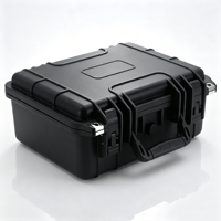Étui de transport et de protection en matériau ABS/PP durable, étanche IP67, noir, en plastique rigide avec mousse