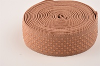Bande élastique antidérapante écologique personnalisée en usine, technique de tissage colorée, sangle en polyester/nylon
