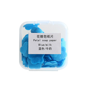 Petal Shaped Soap Sheets Portable Disposable Hand Soap For Children Travel Use - Product Image 5