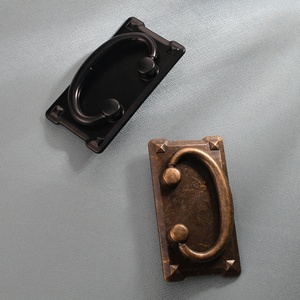 Luxuriöser Antiker Traditioneller Möbelgriff aus Zinklegierung, Galvanisiert, Quadratisch, Langer Streifen für Schränke, Schubladen, Schlafzimmer, Badezimmer - Product Image 6