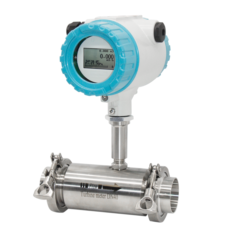DN10 316L Sanitary Clamp Turbine Flow