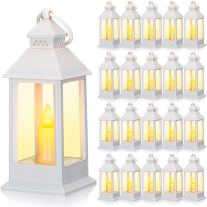Lampe de nuit décorative LED cylindrique en verre et plastique pour l'Aïd Moubarak, ornements islamiques pour fête musulmane Kareem, tendance du moment - Product Image 1