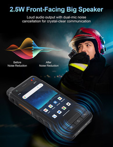 F400 không thấm nước gồ ghề <span class=keywords><strong>PDA</strong></span> điện thoại thông minh Octa lõi Android 15 zello PoC Walkie Talkie 4 gam gồ ghề điện thoại di động với SOS NFC GPS - Product Image 4