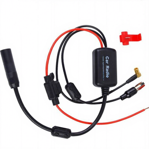 Antenne amplificatrice de signal radio FM universelle pratique pour voiture avec fonctions anti-interférences, pièces automobiles, sans canaux - Product Image 1