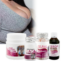Lot de 4 Compléments Certifiés BPF pour le Soutien de la Poitrine et l'Amélioration des Courbes chez l'Adulte : Poudre Protéinée, Sirop et Gommes – Vente en Gros
