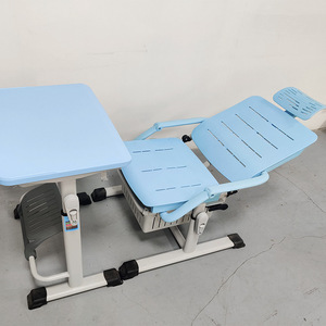 Zhuo Huang Height Adjustable <b>Desk</b> And Chair Set For Children <b>Study</b> School Use Stainless Steel Material Customizable Color - Product Image 1