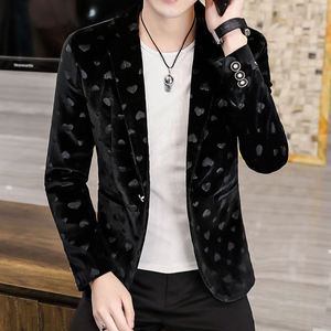 <span class=keywords><strong>Costume</strong></span> décontracté en <span class=keywords><strong>velours</strong></span> doré <span class=keywords><strong>veste</strong></span> pour hommes 2021 automne nouveau <span class=keywords><strong>costume</strong></span> mince et élégant <span class=keywords><strong>veste</strong></span> pour hommes M-4XL - Product Image 3