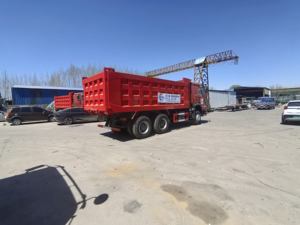 Nouveau camion à benne basculante HOWO 4x8 à vendre camion léger FAW Euro 2 norme d'émission carburant Diesel gauche direction arrière caméra 6x4 roue motrice - Product Image 5