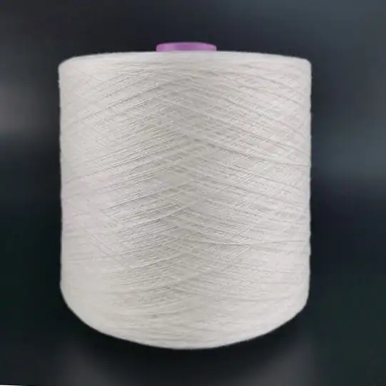 Shuyuan Cheap Staple Sewing Thread Low Shrinkage 100% Polyester 60/2 Raw White Sewing Thread