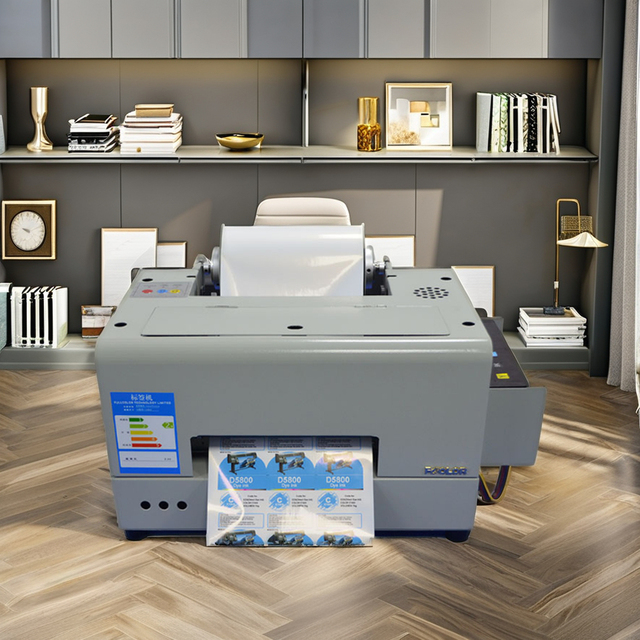 6-Color A4 Color Label Printer, Ultra HD Inkjet, Low Cost Printing, Ideal for Print Shops Logo Printing