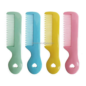 다채로운 색상의 작고 귀여운 머리 빗 가는 빗살이 있는 유아용 빗 세트 (여아, 남아, 어린이용) - Product Image 6