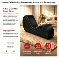 Chaise longue multifonctionnelle pour couple, idéale pour hôtel à thème ou pied de lit, ajoute une touche d'élégance aux meubles de la maison