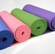 Tapis de yoga professionnel BSW en PVC antidérapant, haute densité et résistant à l'usure, tapis d'exercice absorbant les chocs pour studio de fitness