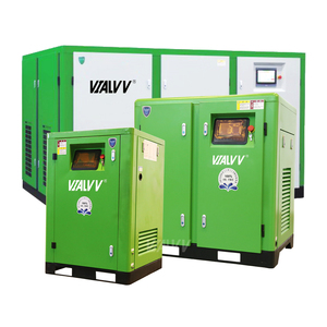 Sessiz Yağsız 37KW-132KW Su Soğutmalı Vidalı Hava Kompresörü, Endüstriyel Kullanım için Motor ve Rulmanlı - Product Image 1