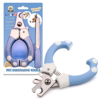 Cortauñas para Mascotas CW5028 de Gran Tamaño, Acero Inoxidable Duradero de Primera Calidad, para el Hogar y Viajes, con Lima de Uñas