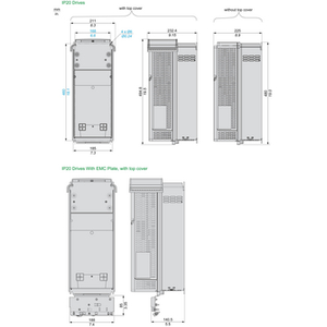 ATV610 18.5 กิโลวัตต์/25 380-460V C3 ATV610D18N4Z สำหรับการรวมเข้ากับตู้ควบคุม ใช้กับมอเตอร์ไฟฟ้ากระแสสลับสามเฟส - Product Image 5