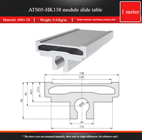 Système d'équipement linéaire automatisé CNC avec rail coulissant modulaire semi-fermé entièrement enveloppé en profilé aluminium 6063 de 130 mm de large