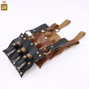 <b>Cork</b> Potion <b>Bottle</b> Holder PU Leather Magic Potion <b>Bottles</b> Bag Festival Cosplay Costume Decor - Product Image 2