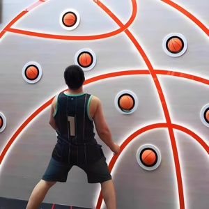 Baloncesto <span class=keywords><strong>Interactivo</strong></span> de Interior Batak Inspirado en <span class=keywords><strong>Netflix</strong></span>, Dispositivo de Calentamiento con Inducción Táctil, Música que Atrae Clientes y Actividades Comerciales - Product Image 5