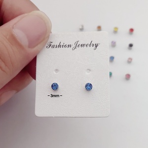 Pendientes <span class=keywords><strong>de</strong></span> <span class=keywords><strong>Nariz</strong></span> Magnéticos <span class=keywords><strong>de</strong></span> Cristal para Mujer, <span class=keywords><strong>de</strong></span> 3, 4 y 5 mm, <span class=keywords><strong>de</strong></span> Acero Inoxidable, Sin Perforación, con Circonita Cúbica - Product Image 3