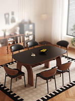 Antiker Schiefer-Klapptisch-Set