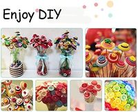 Botones de Resina de Colores Variados, 2-4 Agujeros, Redondos, para Manualidades, Costura, Manualidades Infantiles, Pintura de Botones, Manualidades Hechas a Mano