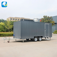 Remolque de Comida Grande con Múltiples Camas, Equipado con Cocina Completa, Caravana Móvil para Catering, Ideal para Negocios en Resorts al Aire Libre Durante Toda la Temporada