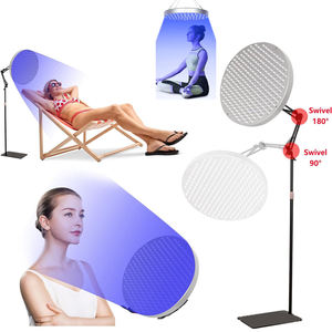 Lámpara de Escritorio LED Negra de 50W con Brazo Telescópico, 460nm 250nm 360° °   Lámpara de Belleza con Soporte Giratorio - Product Image 3