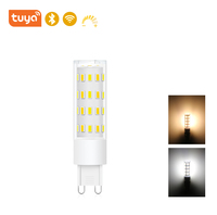 Ampoule intelligente Tuya à prix d'usine, changement de couleur, blanc chaud, blanc froid, culot G9, 3W, ampoule LED intelligente G9