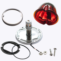 Ampoules LED de style pastèque WTTG en acier inoxydable, lentille en verre IP65, éclairage décoratif pour application sur le toit de véhicule