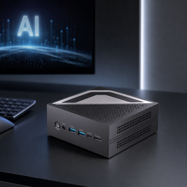 OCuLink Mini PC AI Mini Pc AMD Ryzen AI 9 HX470 DDR5 12C/24T SSD PCIe4.0 Dual 2.5G LAN HD+dp AI Performance AI Game NUC Mini PC