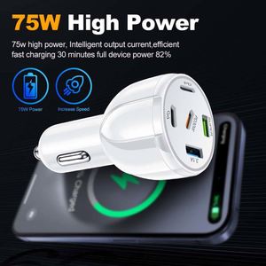USB+PD QC3.0 5-in-1 <b>Magnetic</b> Fireproof Car Fast-<b>Charging</b> Charger for Mobile Phone & Laptop - Product Image 5