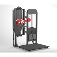 Máquina de Gimnasio Multifuncional de Doble Función para Brazos, Bíceps y Tríceps, Máquina de Curl de Brazos de Pie con Peso Integrado