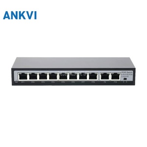 สวิตช์กิกะบิต POE 8+2 10/100/1000Mbps IEEE802.3AT AF 24G KU-1008G สำหรับกล้อง IP - Product Image 1