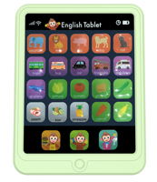 Tablette éducative pour enfants avec boutons, lecteur de musique et d'histoires