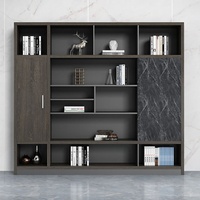 WJG-225X Armoire de classement en bois pour bureau de direction, rangement de documents, bibliothèque sur pied, ignifuge