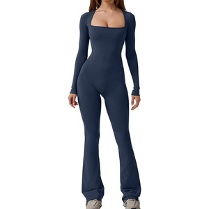 Body da Yoga da Donna di Alta Qualità con Design Modellante e <span class=keywords><strong>Gambe</strong></span> Svasate per <span class=keywords><strong>Allenamento</strong></span> ad Alta Intensità - Product Image 5