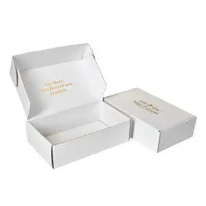 Kunden spezifisch bedruckte 9x6x4 Zoll Cajas De Carton Para Envios Kleidung Schuhe Papier Versand Verpackung Karton Wellpappe schachteln