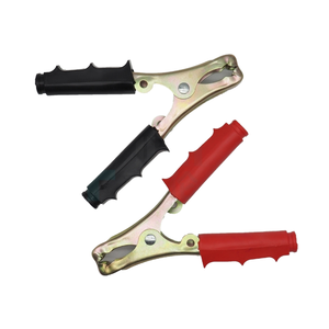 Pince crocodile en cuivre pur 100A, connecteur banane, robuste, pour charge de batterie de voiture et test de mise à la terre - Product Image 1