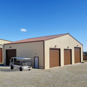 Hoge kwaliteit duurzame geprefabriceerde stalen constructie garage metalen magazijn prefab gebouw carport - Product Image 3