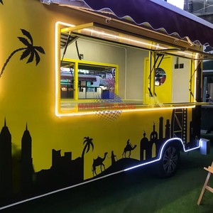 Wholesale <b>Cheap</b> Mobile Food Trucks Customized Shape Food Trailers and Food Trucks Customized Kitchen Equipment - Product Image 2