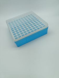 समर्थन समर्थन बहु-उपयोग पीपी 1.5 एमएल माइक्रो सेंट्रीफ्यूज ट्यूब रैक 100 छेद प्लास्टिक परीक्षण ट्यूब रैक - Product Image 3