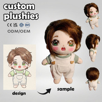 Fabricant de jouets en peluche personnalisés : Lunettes de dessin animé, Personnage d'anime, Ours réaliste, Poulpe en peluche, Marionnettes, Porte-clés en peluche, Vente en gros
