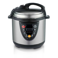 Autocuiseur électrique domestique 5L 6L avec affichage LED multifonction et pot intérieur en aluminium