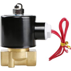 États-Unis Vanne solénoïde électrique solide 3/8 po 24 V CA normalement fermée en laiton pour le contrôle de l'eau, de l'air et du carburant - Product Image 5
