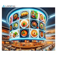 Pas fin intelligent ultra mince P1.6mm-P2.5mm LED polychrome annonçant le panneau mural avant ouvert d'intérieur d'affichage à LED de HD