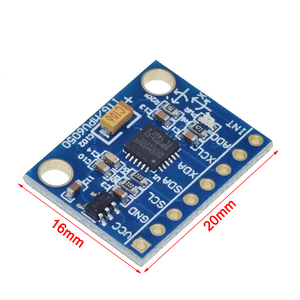GY-521 MPU6050 Giroscópio analógico de <span class=keywords><strong>3</strong></span> eixos e acelerômetro Módulo 1 Conjunto para <span class=keywords><strong>Arduino</strong></span> com <span class=keywords><strong>3</strong></span>-5V DC Pins Sensor Kits - Product Image 2
