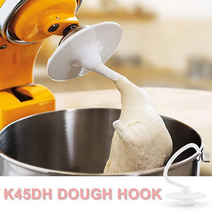 Kitchen Aid Bijlagen Omvatten K45WW Draad Zweep & K45DH Deeg Haak & K45B Gecoate Platte Blade Paddle, 3Pcs Stand Mixers Reparatie Set - Product Image 6